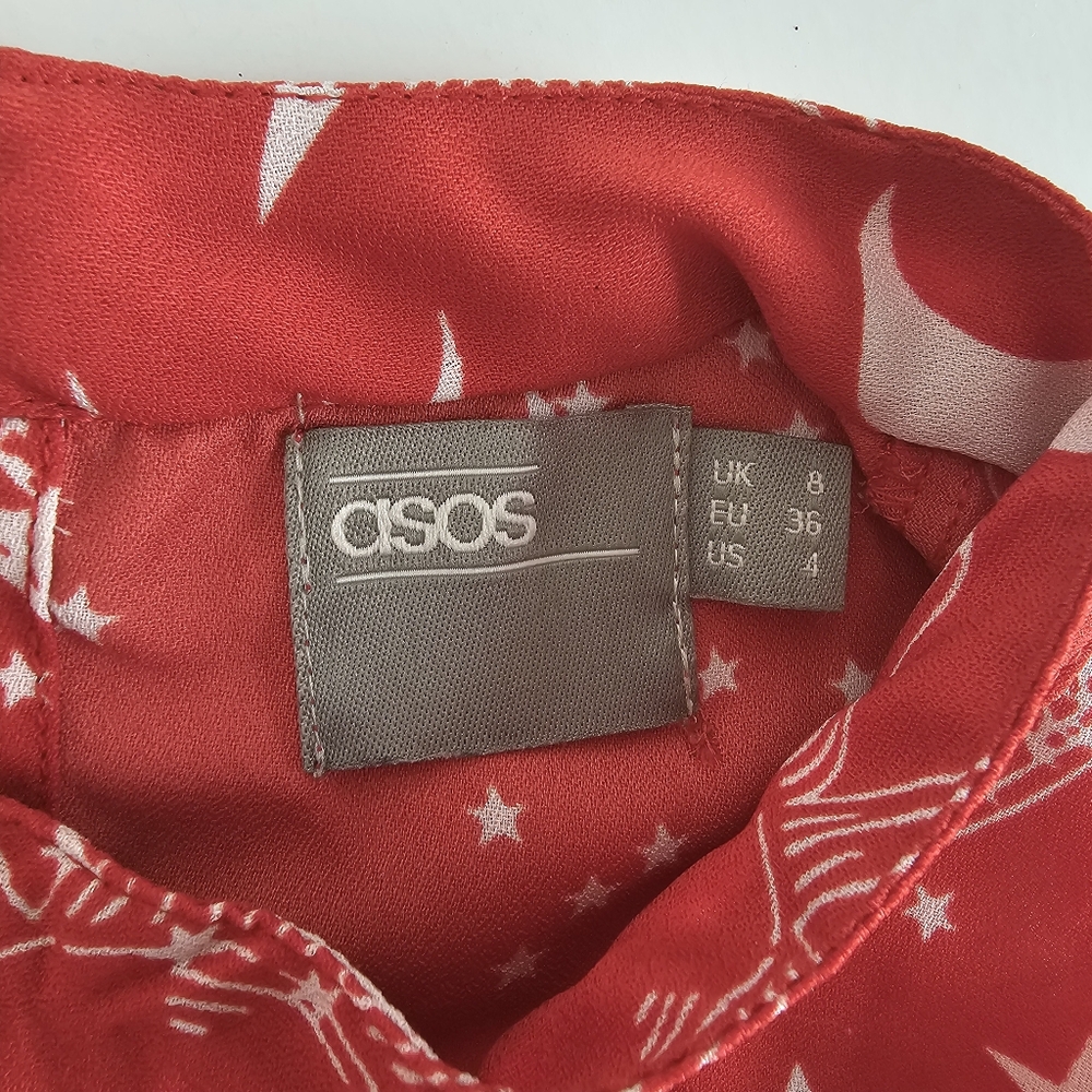 ASOS Ruffled Wrap Dress - Picture 4 of 11